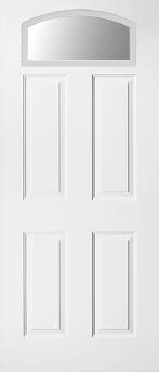 4 Panel Smooth Fiberglass Exterior Door