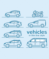 Car Line Icon Set Vectors Graphicriver