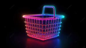 Vibrant 3d Render Neon Icon Of A