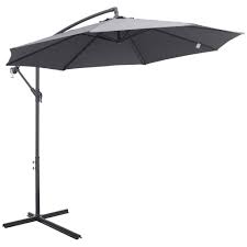Outsunny 10ft Offset Patio Umbrella