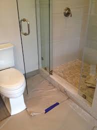 New Shower Glass Door Hits The Toilet