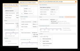 Dilution Calculator Wolfram Alpha