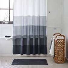 Organic Dobby Ombre Shower Curtain