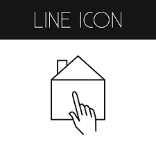 Ikon Garis Pagar Kebun Vector Images