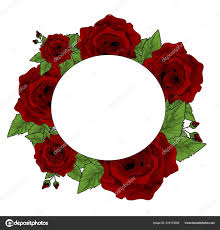Bouquet Red Roses Clean Icon Stock