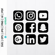 Social Media Icons Svg Social Network