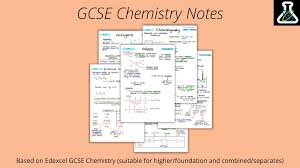 Gcse Chemistry Paper 1 And 2 Notes