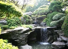Hd Japanese Garden Waterfall Wallpapers