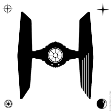 Star Wars Wall Decal Tie Fighter