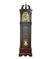 Brown Mq 14164 Grandfather Wooden Clock