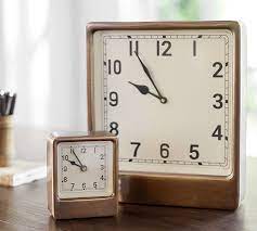 Anton Desktop Clock Pottery Barn