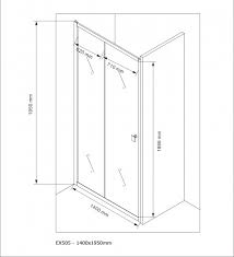 Shower Screen For Recess Genuine Nano