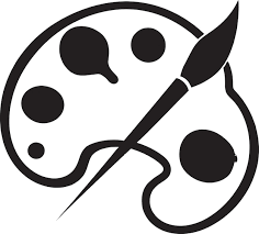 Painting Tools Logo Design Icon