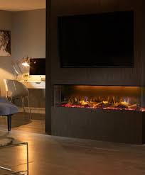 Real Flame Electric Fireplace Wall