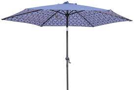 Seasonal Trends Crank Umbrella 9 Ft