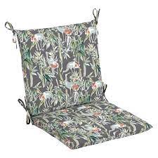 20 In X 20 In Outdoor Mid Back Dining Chair Cushion In Gray Crane