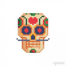 Ornament Pixel Art Icon Mexican