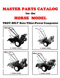 Master Parts Catalog 1988 Roto Tiller