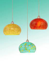 Blown Glass Pendant Lighting For