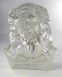 Viking Glass Bust Heavy Clear Art