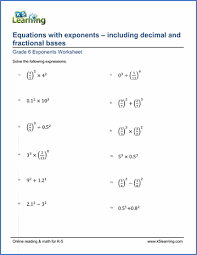 With Exponents Fractional Bases