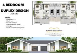 Multi Family Duplex House Plans 4