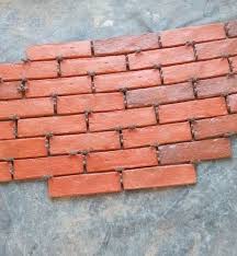 Matt Modern Cladding Red Brick Tiles At
