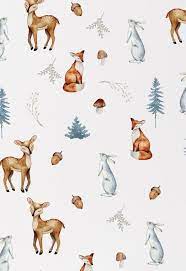 Woodland Wall Decals Vintage Style