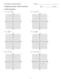 Graphing Absolute Value Equations