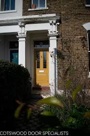Yellow Victorian Front Door And Frame