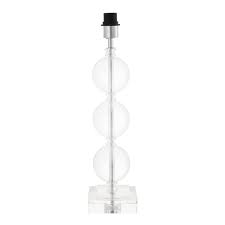 3 Sphere Table Lamp Base Only Chrome