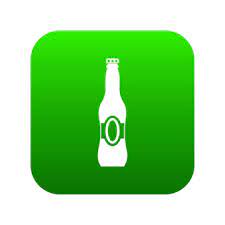 Beer Bottle Cap Clipart Vector Green