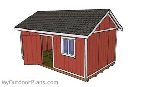 12x20 Shed Plans Myoutdoorplans