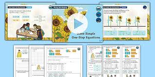 Rose Maths Solve Simple One Step Equations