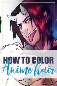 Tutorial How To Color Anime Hair