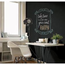 A Street Prints 2540 24067 Black Indica Antique Chalkboard Wallpaper