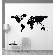 World Map Large Wall Decal