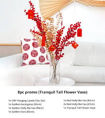 Customisable Cny Fortune Faux Plant