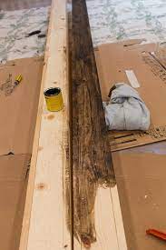 how to simple diy faux wood beams