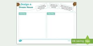 Design A Dream House Activity Sheet
