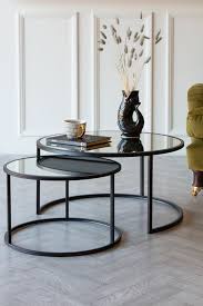 Coffee Table Round Glass Coffee Table