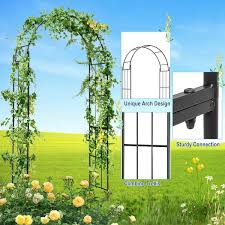 90 In Metal Garden Arch For Climbing Plants And Outdoor Garden Decor Trellis