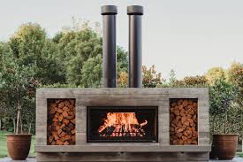 Twin Peak Luxury Outdoor Fireplace