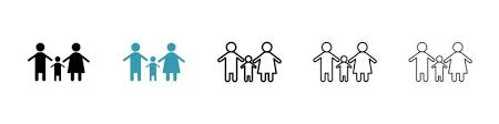 Family Icon Set Vector Art Icons And