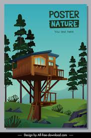 Nature Living Poster Template Tree