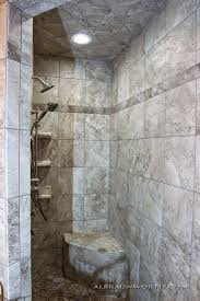 Tiled Walk In Shower To Age In Place