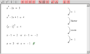 The Quadratic Equations Applet Using