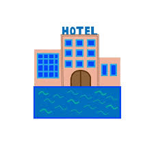100 000 Hotels On Water Vector Images