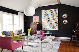 Eclectic Home With Black Walls