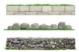 Retaining Wall Vector Art Icons And